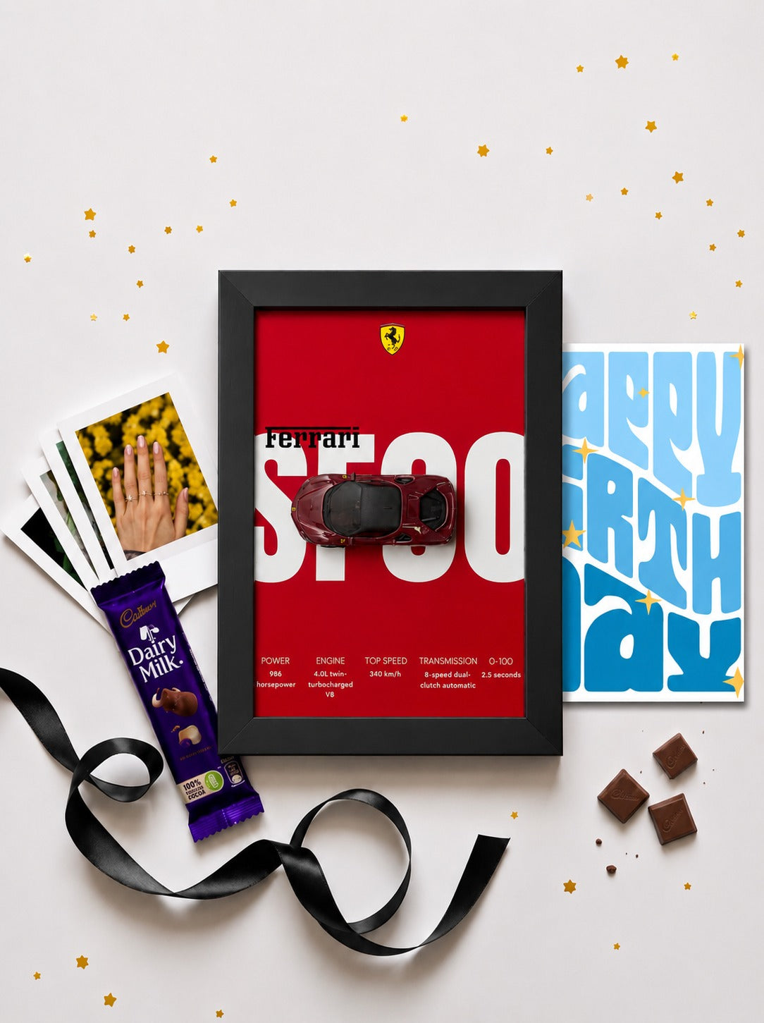 Ferrari SF90 Birthday Frame Hamper