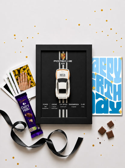 Porsche Birthday Frame Hamper
