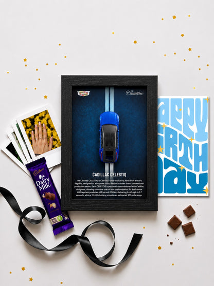 Cadillac Celestiq Birthday Frame Hamper