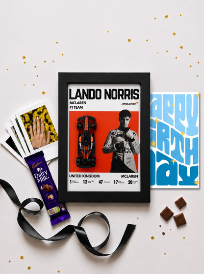 Lando Norris McLaren F1 Birthday Frame Hamper