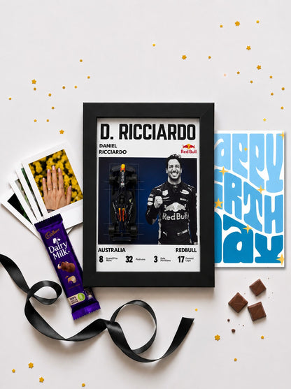 Daniel Ricciardo Red Bull F1 Birthday Frame Hamper