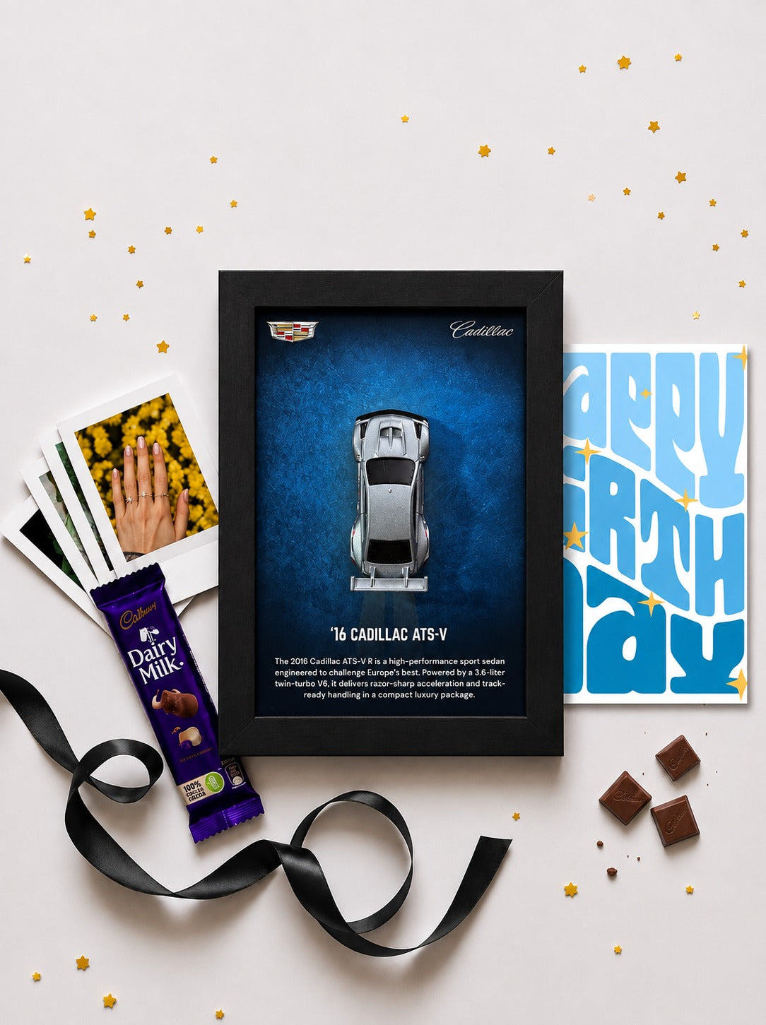 2016 Cadillac ATS-V Birthday Frame Hamper