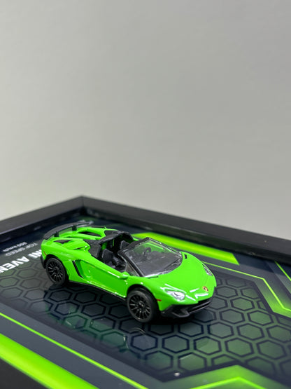 Lamborghini Aventador 3d Car Frame (green)