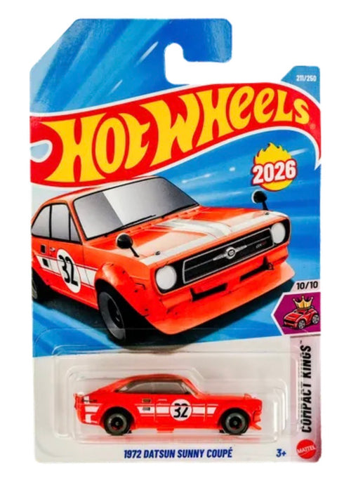 Hot Wheels 1972 Datsun Sunny Coupe | 1:64 Diecast Car