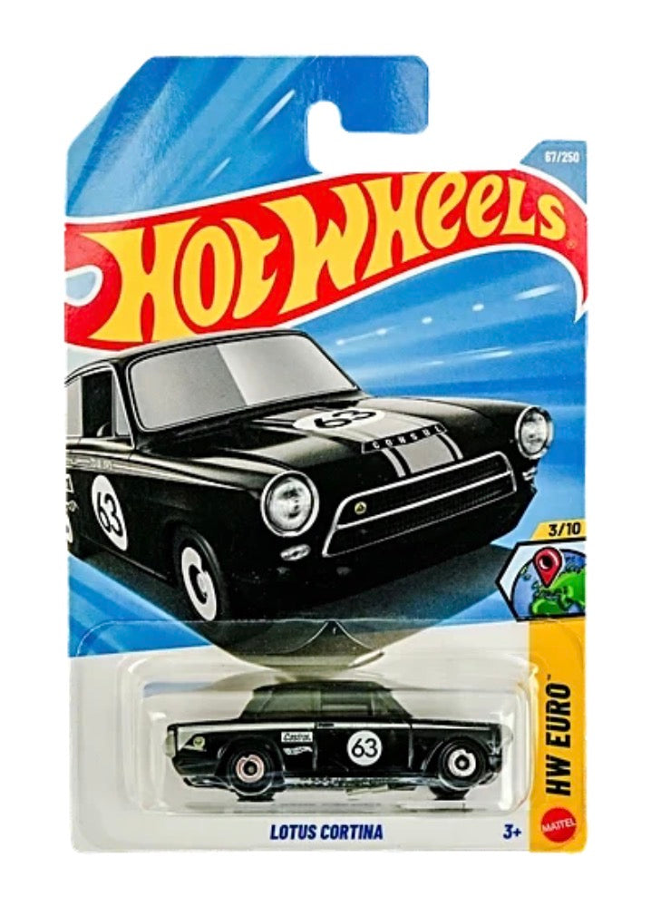 Hot Wheels Lotus Cortina HW Euro | 1:64 Diecast Car
