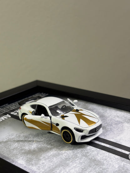 Mercedes Amg GTR 3d Car Frame (White)