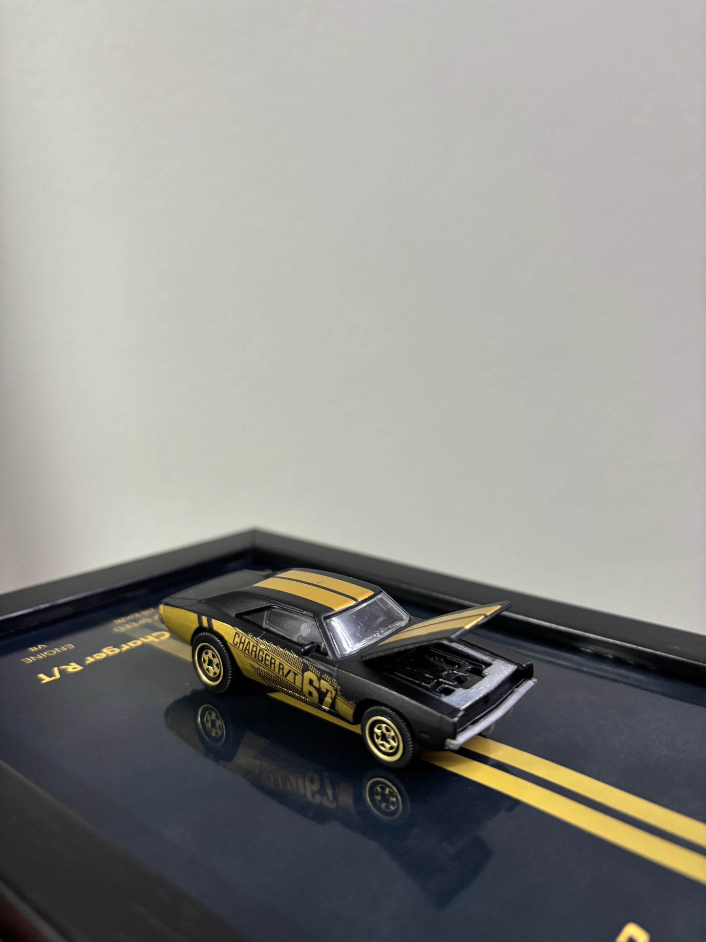 Dodge Charger 3d Car Frame (Black)