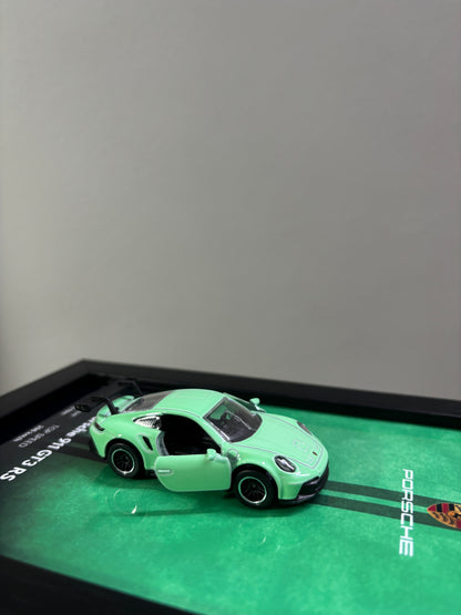 Porsche 911 GT3 RS 3d Car Frame (Light green)