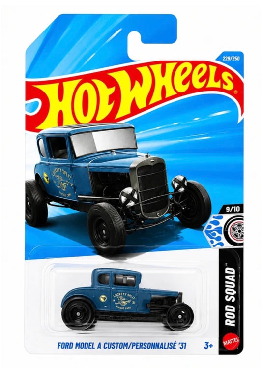 Hot Wheels Ford Model A Custom '31 Rod Squad | 1:64 Diecast Car