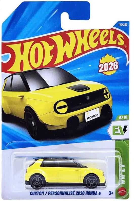 Hot Wheels Custom 2020 Honda e HW EV | 1:64 Diecast Car