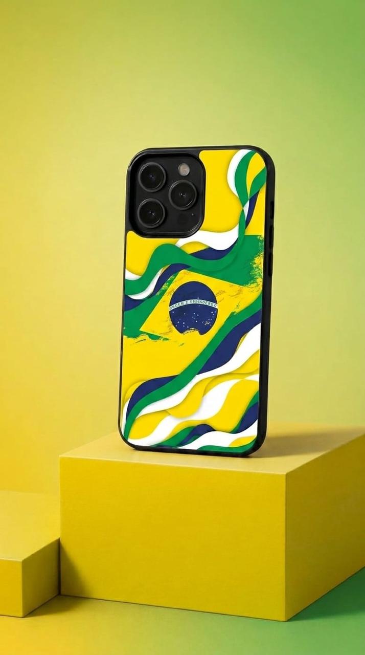 Brazil Abstract Brushstroke Phone Case