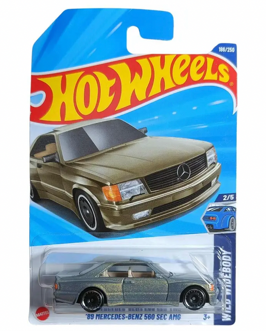 HOT WHEEL 89 MERCEDES BENZ AMG DIE CAST TOY CAR MAINLINE K CASE