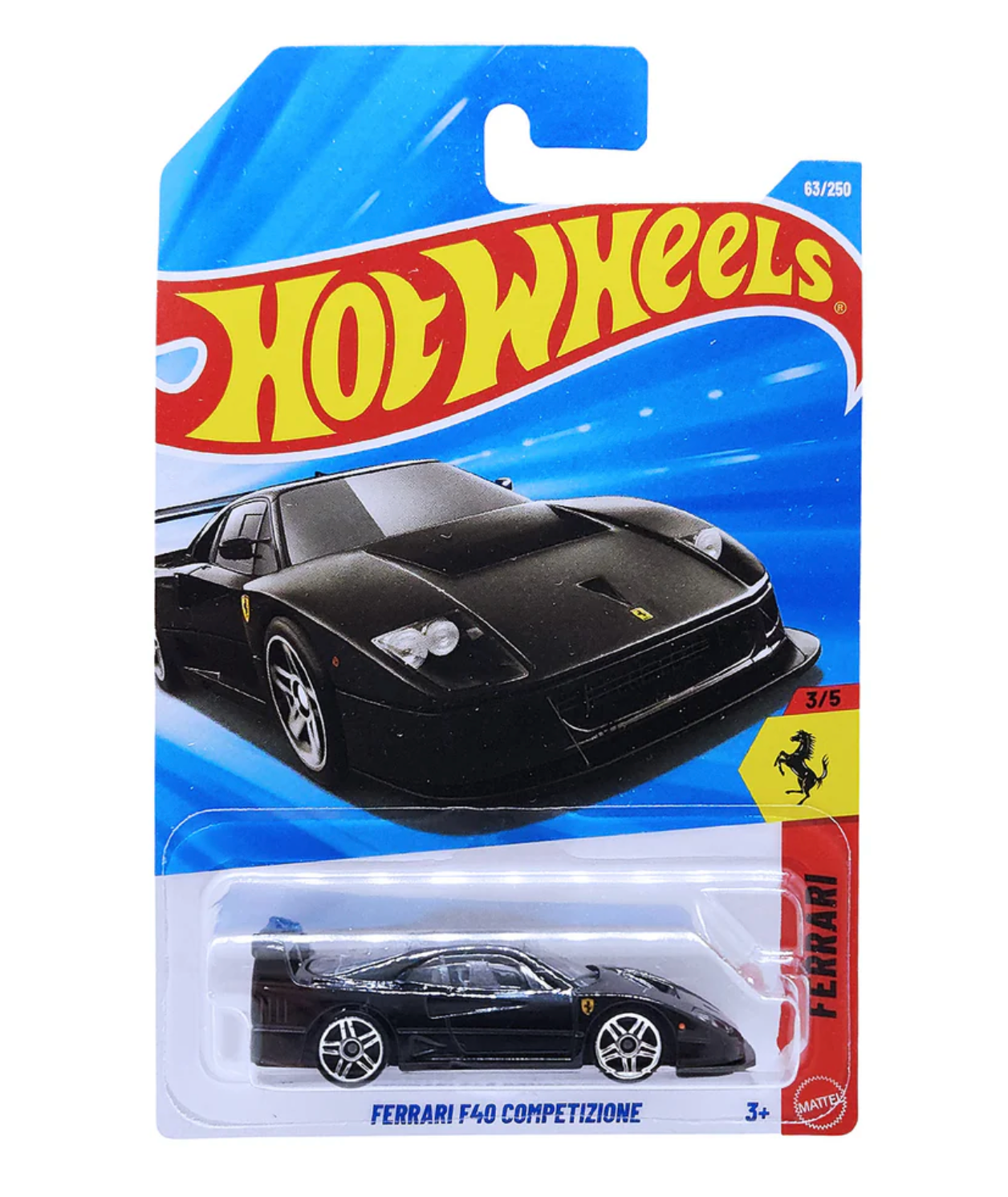 Hot Wheels Mainline D case 2026 Ferrari F40 (black)