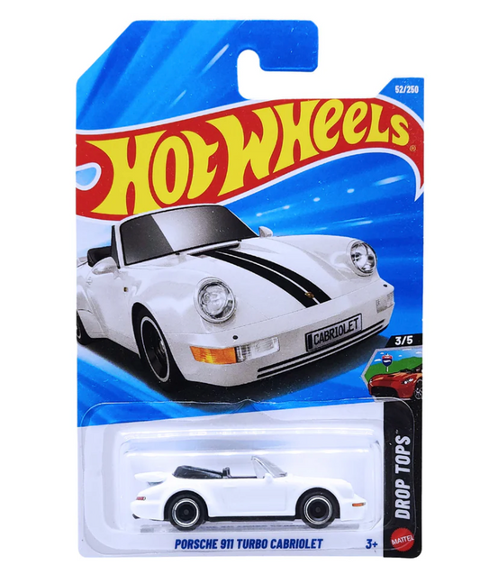 Hot Wheels Mainline D case 2026 Porsche 911 Turbo Cabriolet (white)
