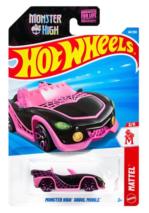 Hot Wheels Monster High Ghoul Mobile - HW Entertainment 2026 - 1:64 Diecast Model India - Artistic Affairs