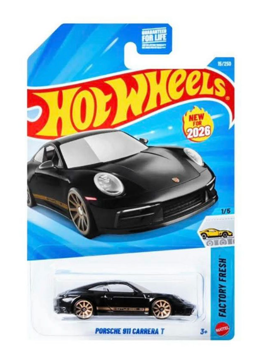 Hot Wheels Porsche 911 Carrera T - HW H Case 2026 - 1:64 Diecast Model India - Artistic Affairs