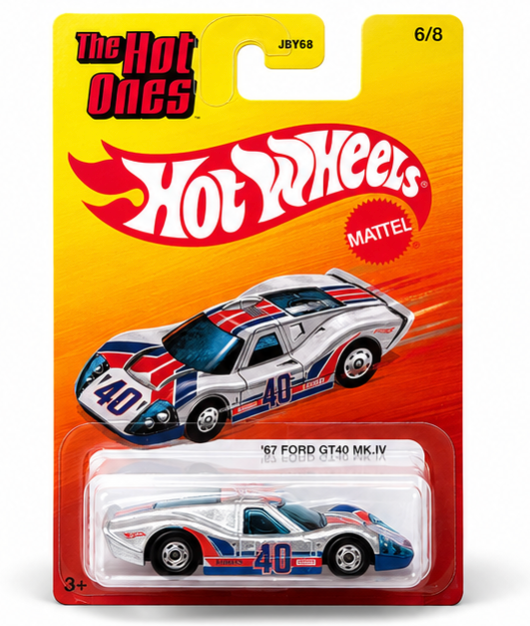 Hot Wheels “The Hot Ones” ‘67 Ford GT40 MK IV (6/8)