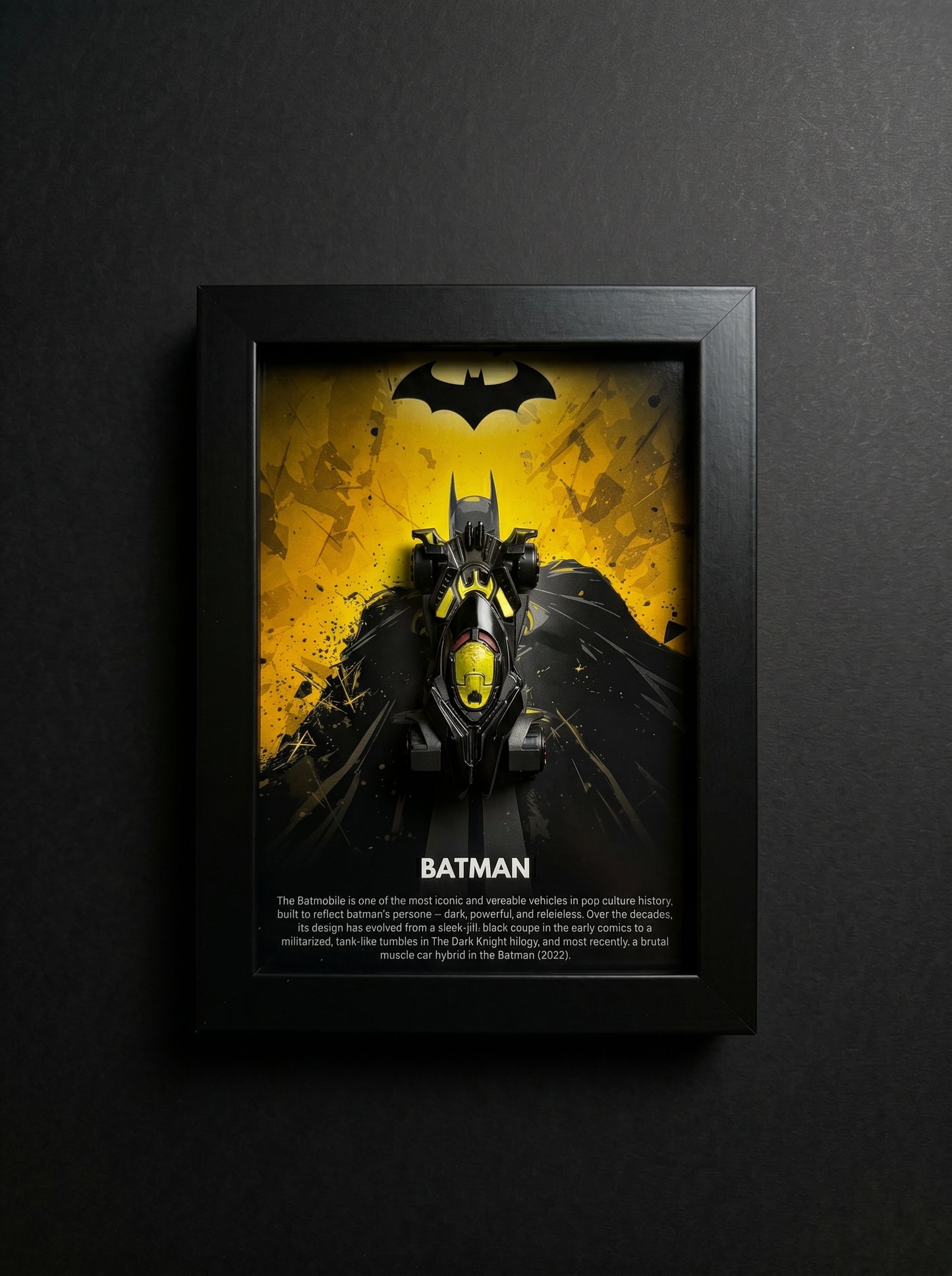 Batman Batmobile 3D Car Frame