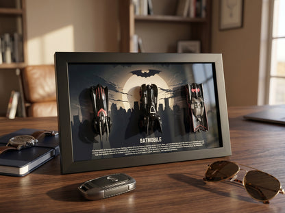 Triple Drive 3d Car Frame (Batmobile Edition #3)