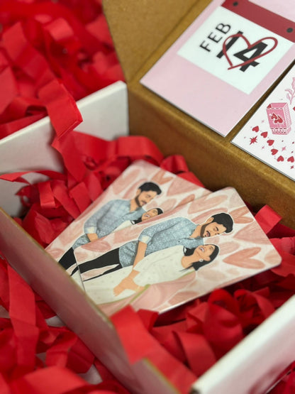 Couple walletcard