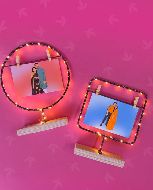 Fairy light frame