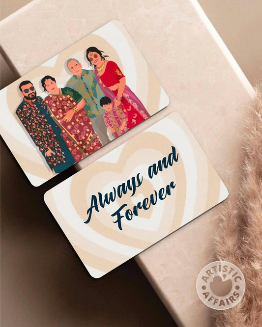 Message walletcard