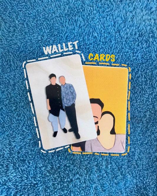 Single sided walletcard