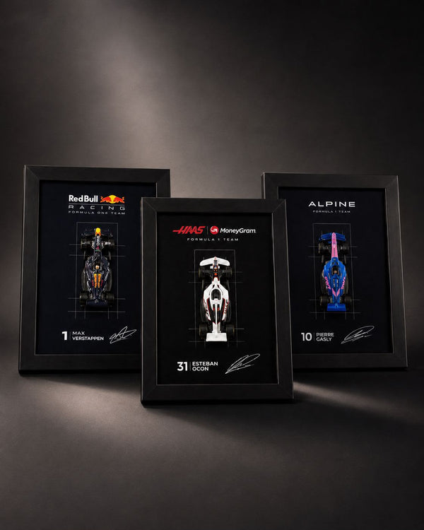Red Bull + Haas + Alpine F1 Frame Combo — Premium 3-Piece Set