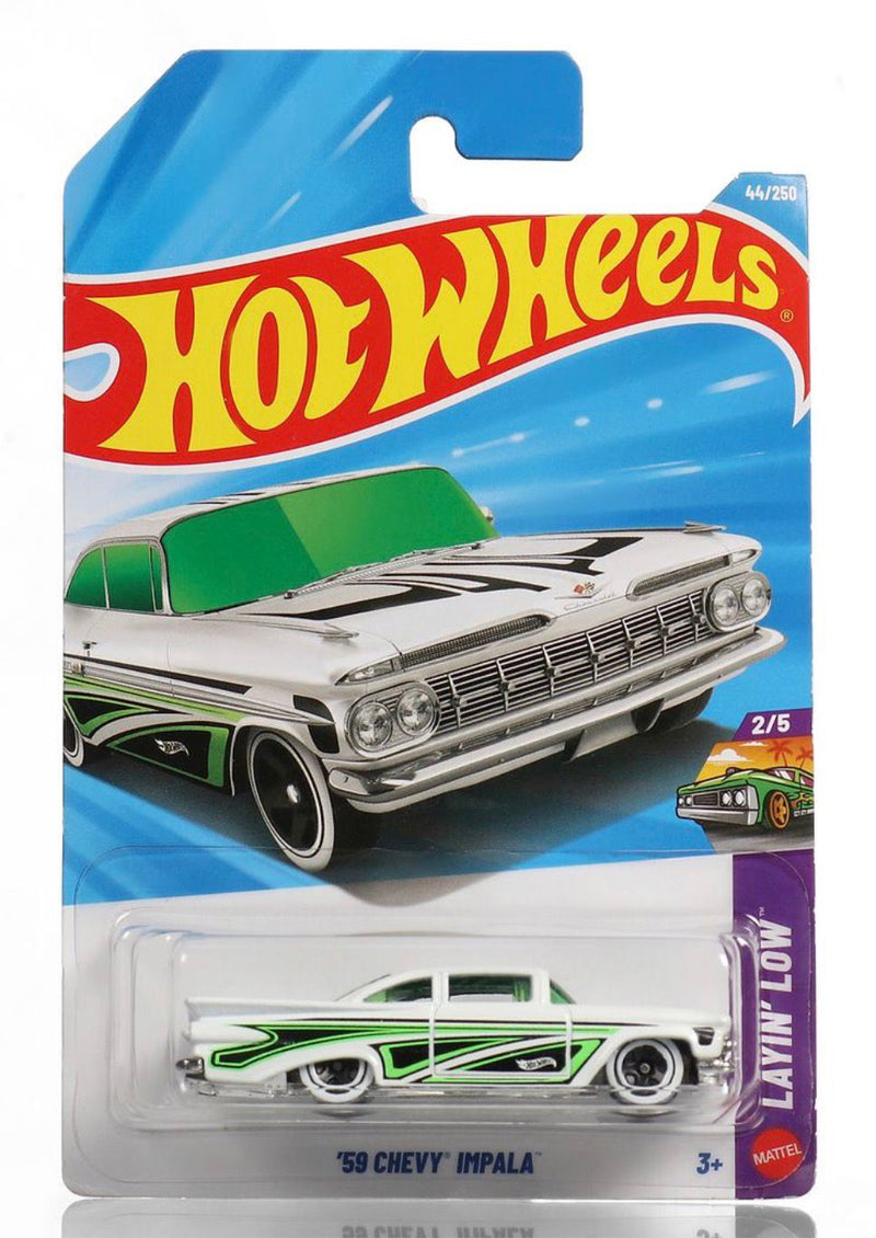 Hot Wheels '59 Chevy Impala Layin' Low 44/250 | 1:64 Diecast Car