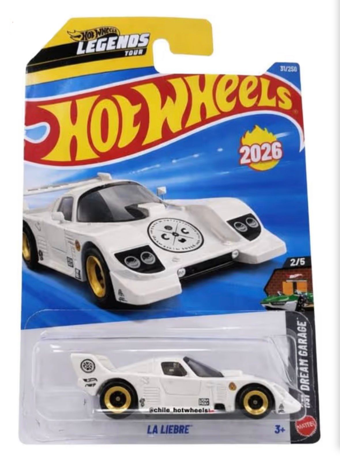 Hot Wheels La Liebre Legends Tour 2026 Dream Garage 31/250 | 1:64 Diecast Car