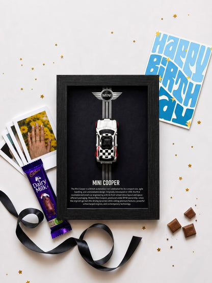 Mini Cooper Birthday Frame Hamper