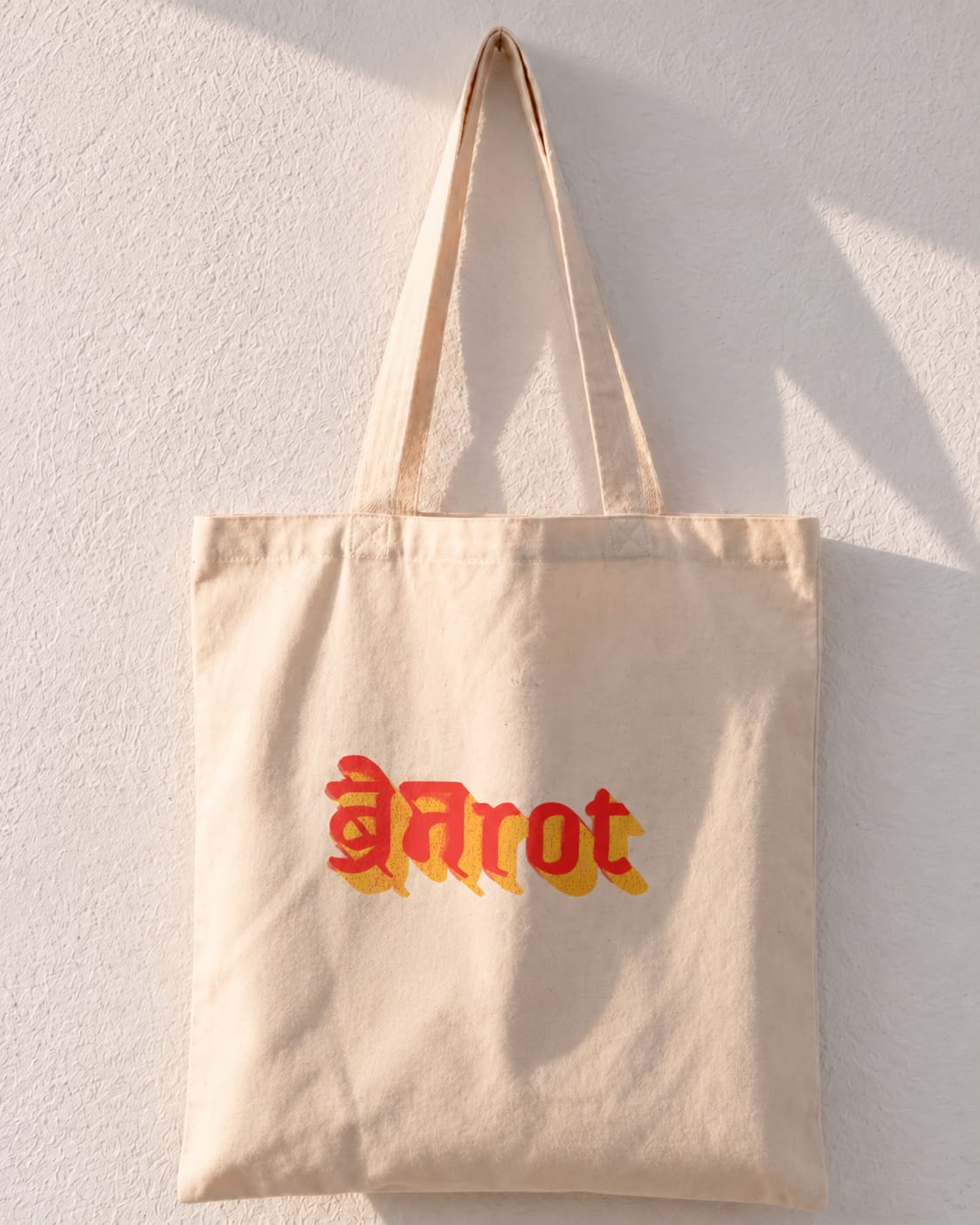 Dharat Hindi Typography Tote Bag