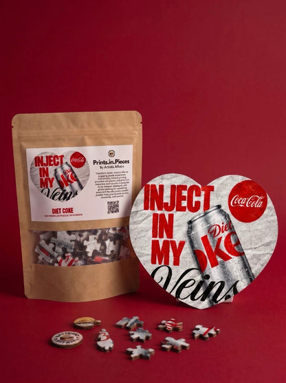 Diet Coke Heart Shaped Puzzle