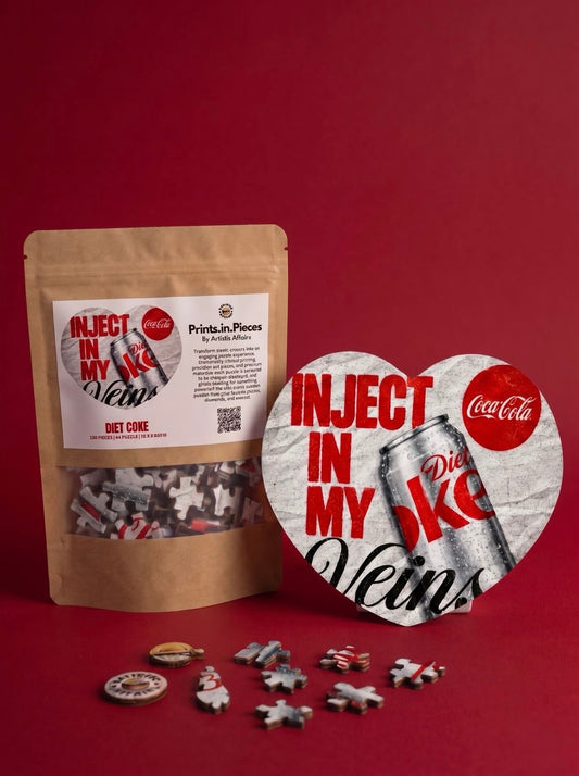 Diet Coke Heart Shaped Puzzle