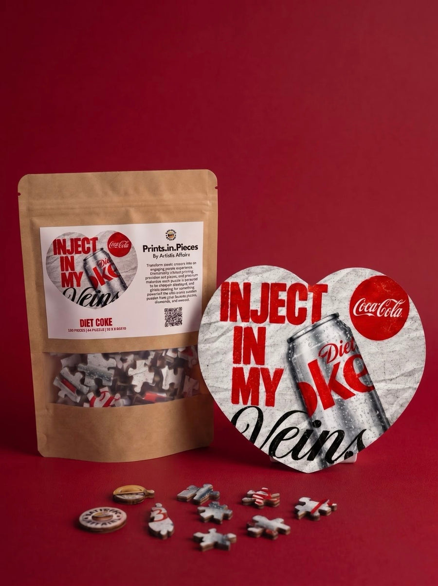 Diet Coke Heart Shaped Puzzle