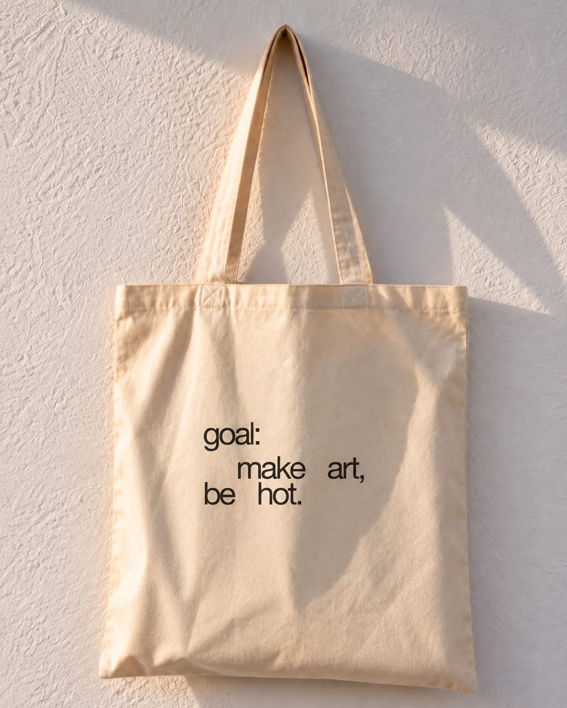 Goal Make Art Be Hot Motivational Lifestyle Tote Bag