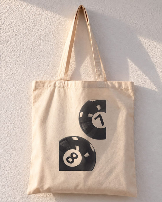 Lucky 8 Ball Pool Billiards Game Tote Bag