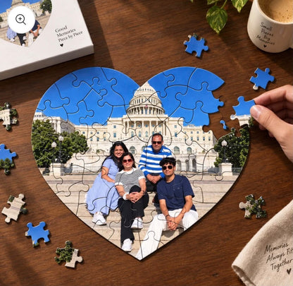 Customised Photo Heart Shaped Puzzle
