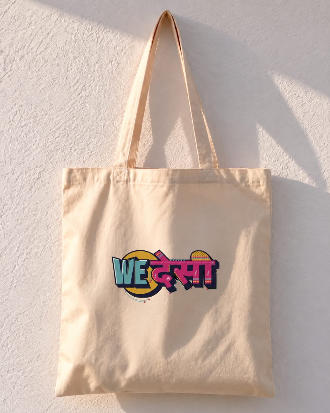 We Desi Multicolor Pop Art Tote Bag