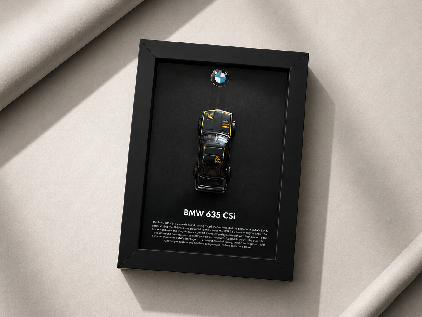 BMW 635 CSi 3D Car Frame