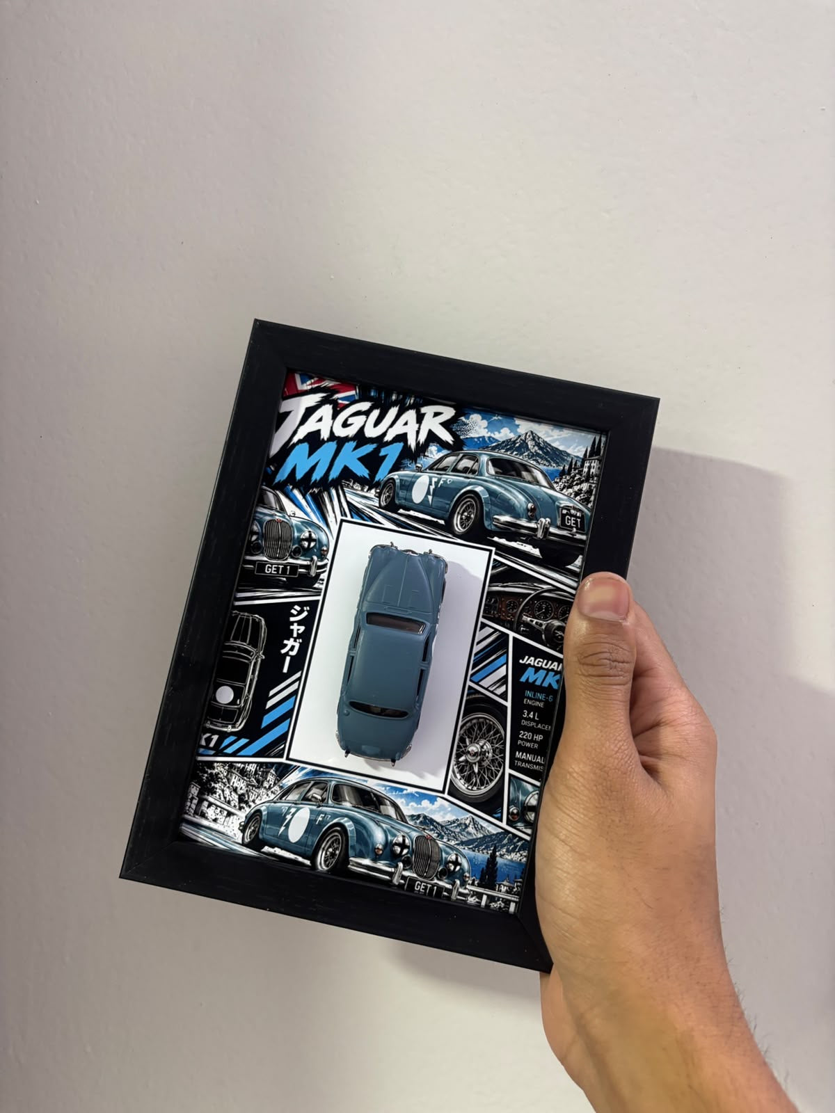 Jaguar MK1 Manga 3D Car Frame(Manga Edition)