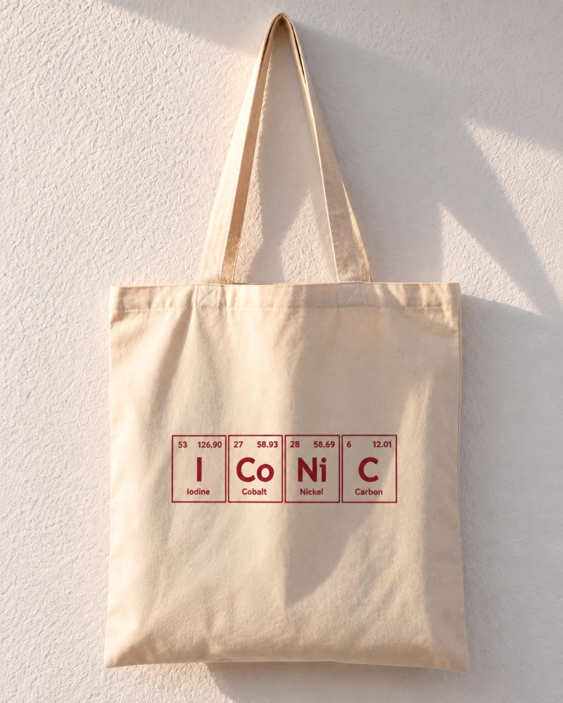 Iconic Periodic Table Chemistry Tote Bag