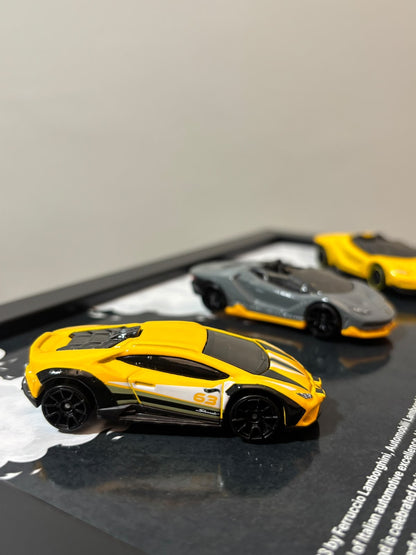 Lamborghini Triple Drive 3D Car Frame
