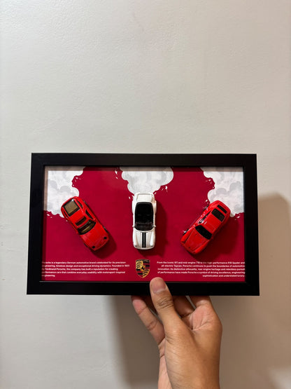 Porsche Triple Drive 3D Car Frame