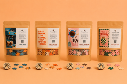 Coffee Quotes Puzzle Combo (Pack of 4, 120 Pieces Each)