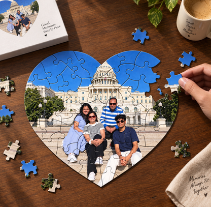 Customised Photo Heart Shaped Puzzle