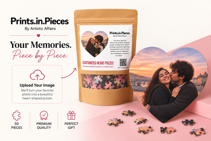 Customised Photo Heart Shaped Puzzle