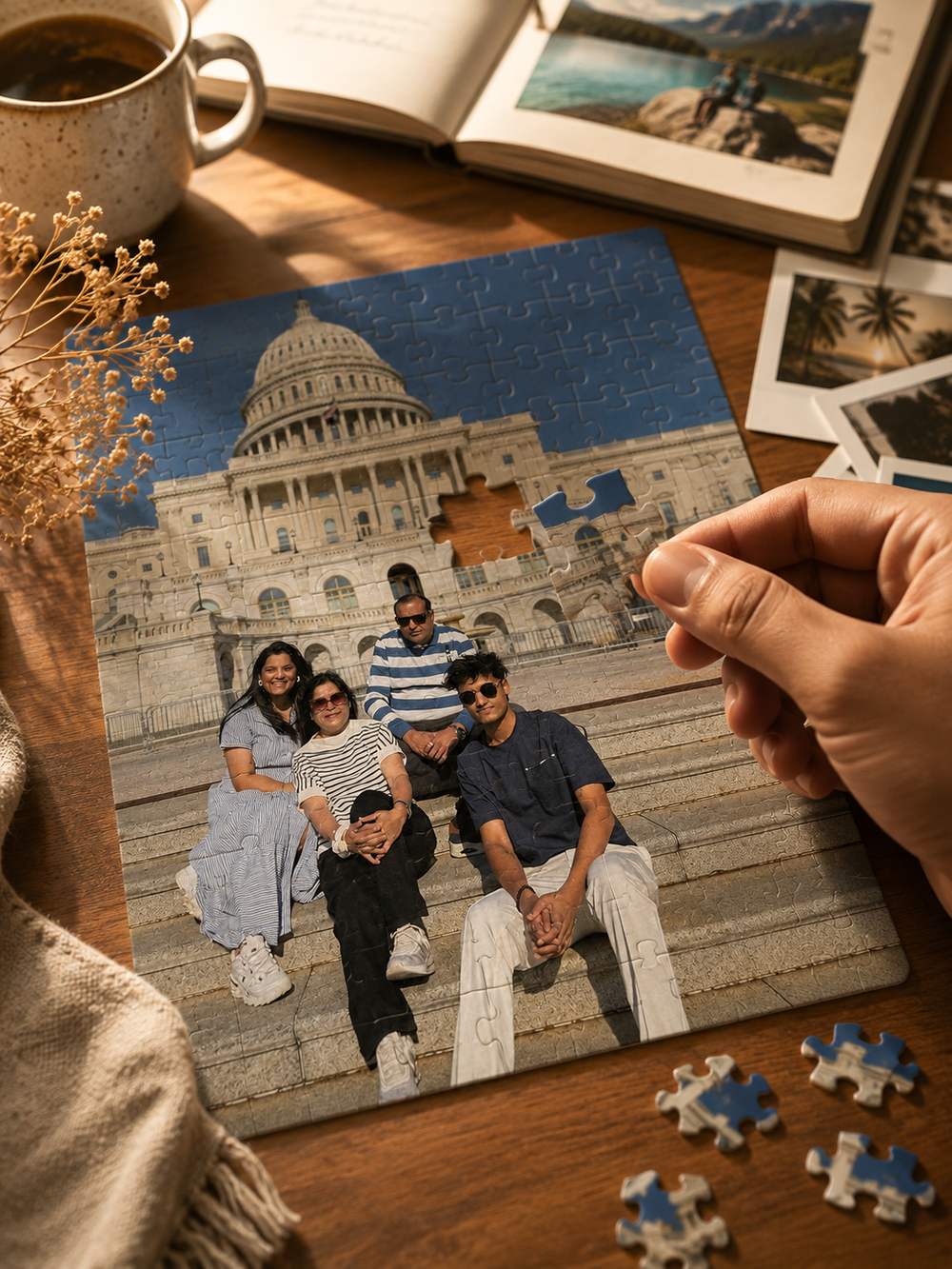 Customised Photo Puzzle | 120 Piece A4 Personalised Jigsaw