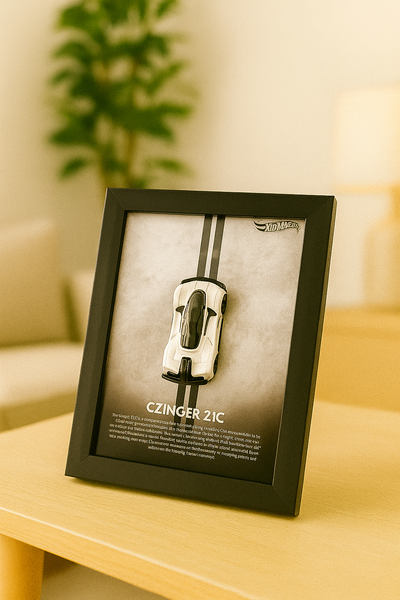 Czinger 21C 3d Hotwheels Car frame 1:64 scale (Q case)