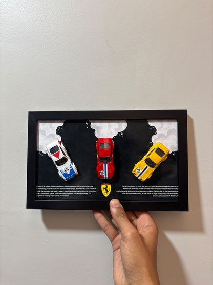 Ferrari Racing Triple Drive 3D Car Frame